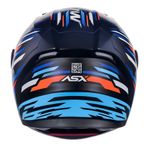 capacete asx city arrow fosco preto e azul 62 (mp)