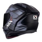capacete asx city start fosco preto e cinza 58 (mp)