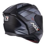 capacete asx city start fosco preto e cinza 58 (mp)
