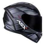 capacete asx city start fosco preto e cinza 58 (mp)