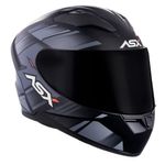 capacete asx city start fosco preto e cinza 58 (mp)