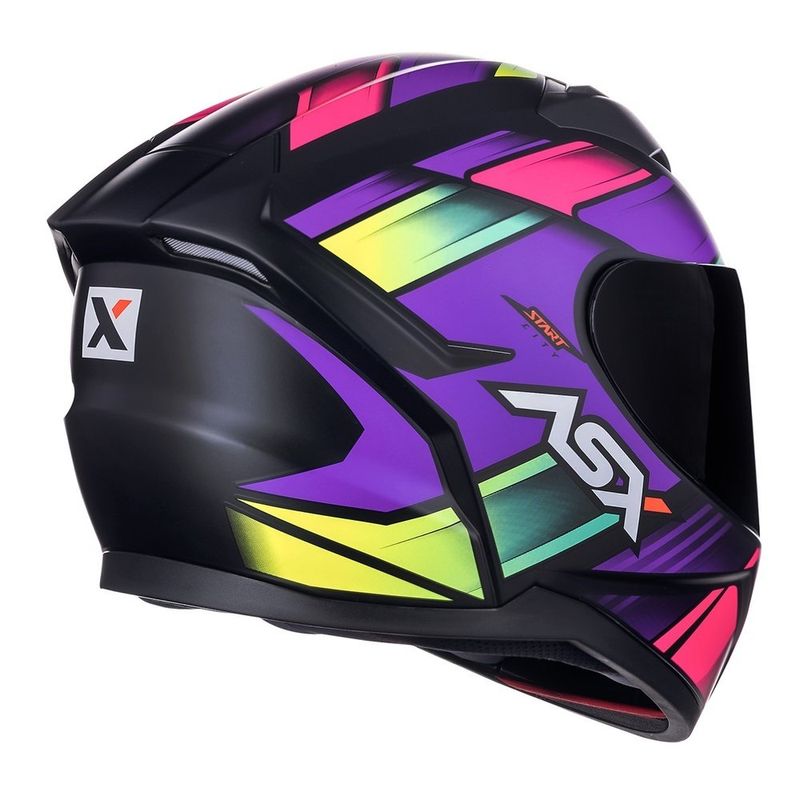 capacete asx city start fosco preto e lilás 64 (mp)