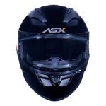 capacete asx city sv solid brilho preto e grafite 64 (mp)