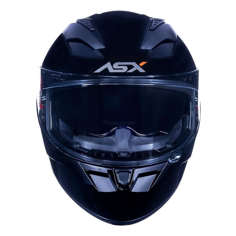 capacete asx city sv solid brilho preto e grafite 64 (mp)
