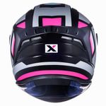 capacete asx draken spirit brilho preto tiffany e prata 58 (mp)