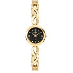 relógio feminino dourado condor co2035nvl/5p