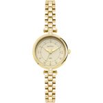 relógio feminino dourado condor co2035nvs/5x