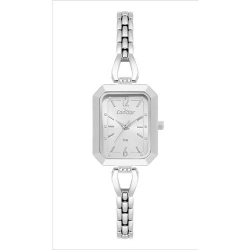 relógio feminino prata condor co2035nyw/5k