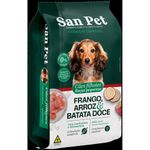 ração cão filhote raças pequenas frango san pet 3kg