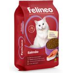 ração gatos adultos castrado salmão felineo 1kg