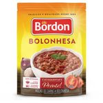 carne moída bolonhesa pouch bordon 200g