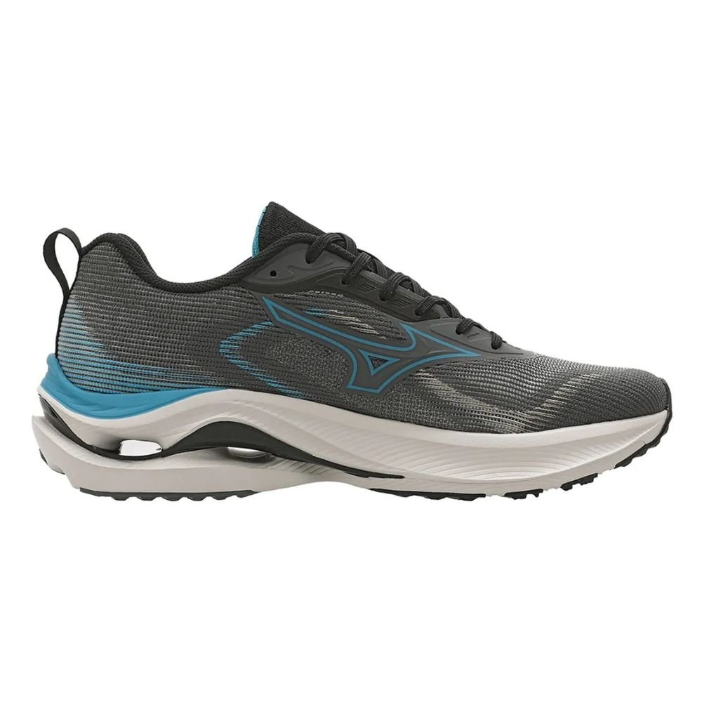 Tênis Corrida Masculino Nº44 Mizuno Wave Vitality 7 Chumbo Turquesa (MP)