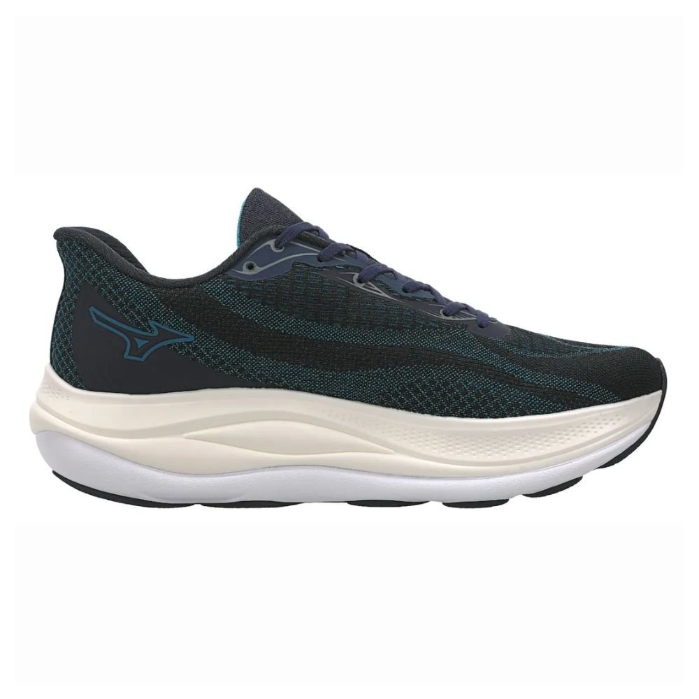 Tênis Corrida Masculino Nº40 Mizuno Wave Skyway Azul