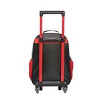 mochila de rodinhas xeryus homem-aranha x1 40cm vermelho 14920 (mp)