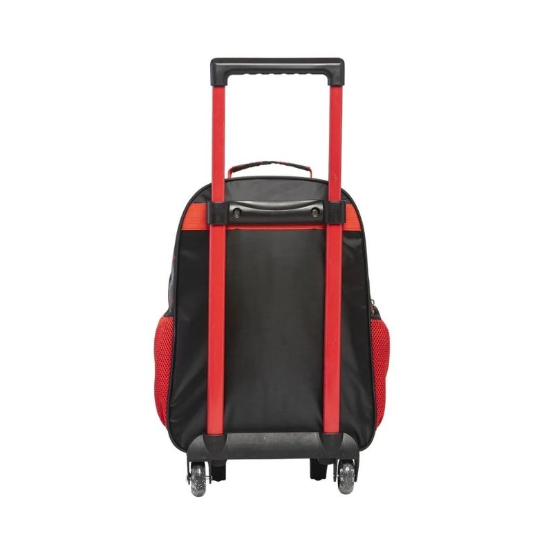 mochila de rodinhas xeryus homem-aranha x1 40cm vermelho 14920 (mp)