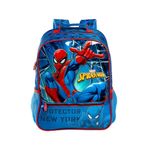 mochila xeryus homem-aranha x2 40cm azul 14932 (mp)