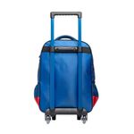 mochila de rodinhas xeryus homem-aranha se 40cm azul 14960 (mp)
