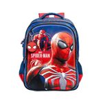 mochila xeryus homem-aranha se 40cm azul 14962 (mp)