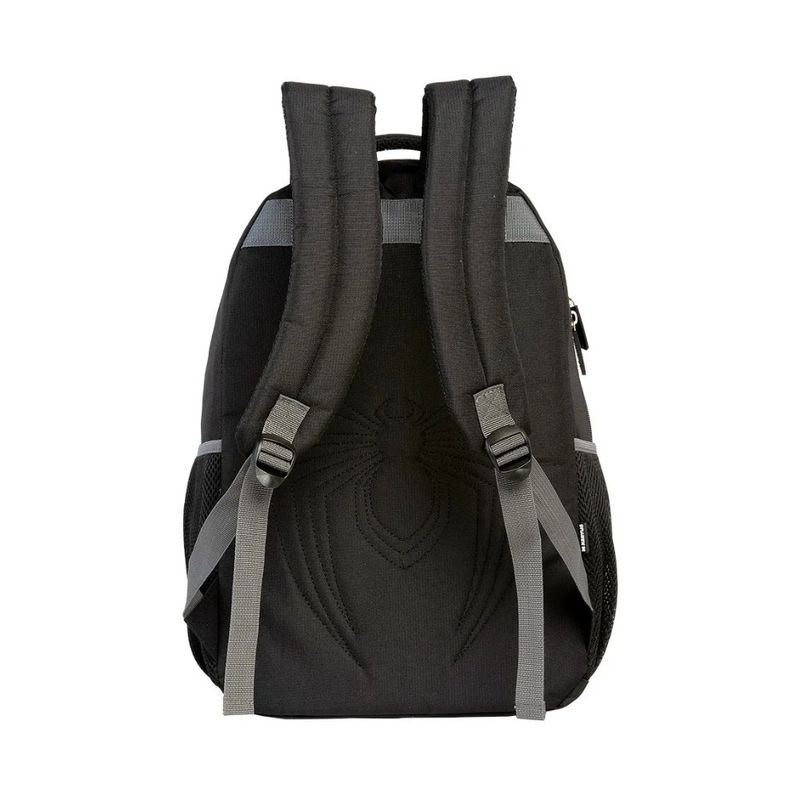 mochila xeryus homem-aranha metal 45cm preto 15201 (mp)