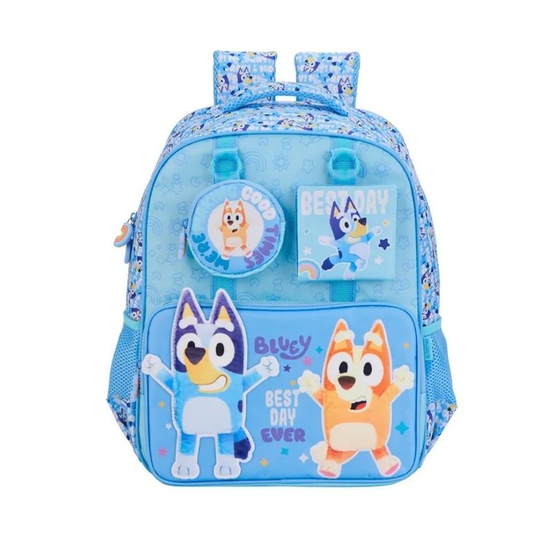 mochila xeryus bluey y 40cm azul claro 15552 (mp)