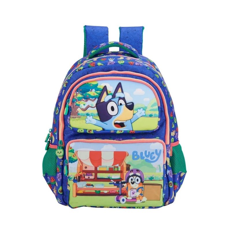 mochila xeryus bluey se 40cm azul escuro 15562 (mp)