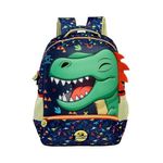 mochila xeryus dinossauro brutus 40cm azul 15972 (mp)