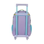 mochila de rodinhas xeryus petit panda tofu 40cm azul 15890 (mp)