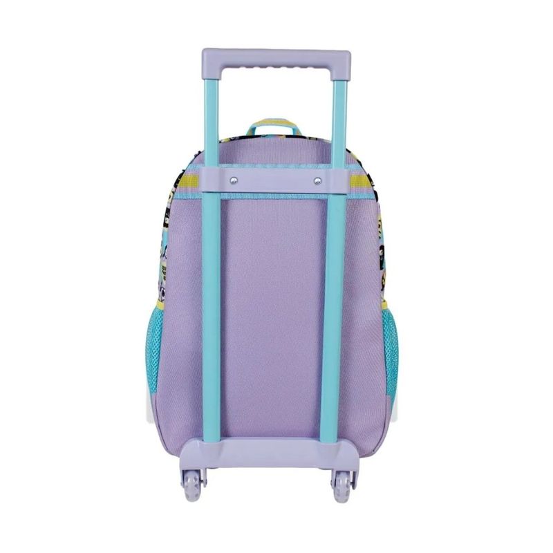 mochila de rodinhas xeryus petit panda tofu 40cm azul 15890 (mp)