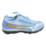 chuteira society nº41 mizuno alpha club as azul e branco (mp)