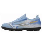 chuteira society nº41 mizuno alpha club as azul e branco (mp)