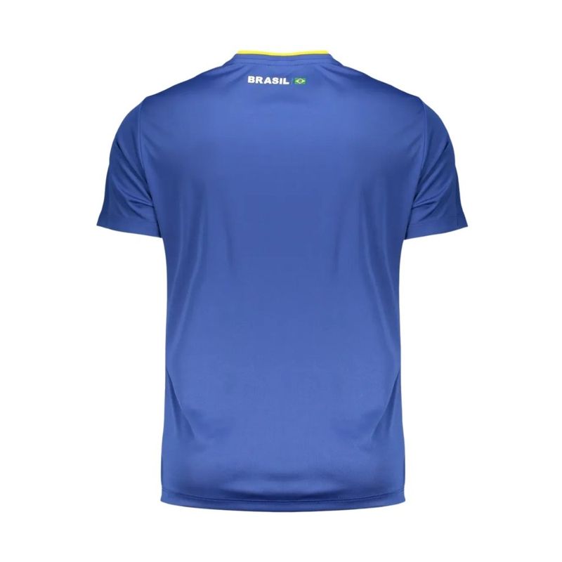 camiseta masculina brasil g braziline samba azul amarelo (mp)