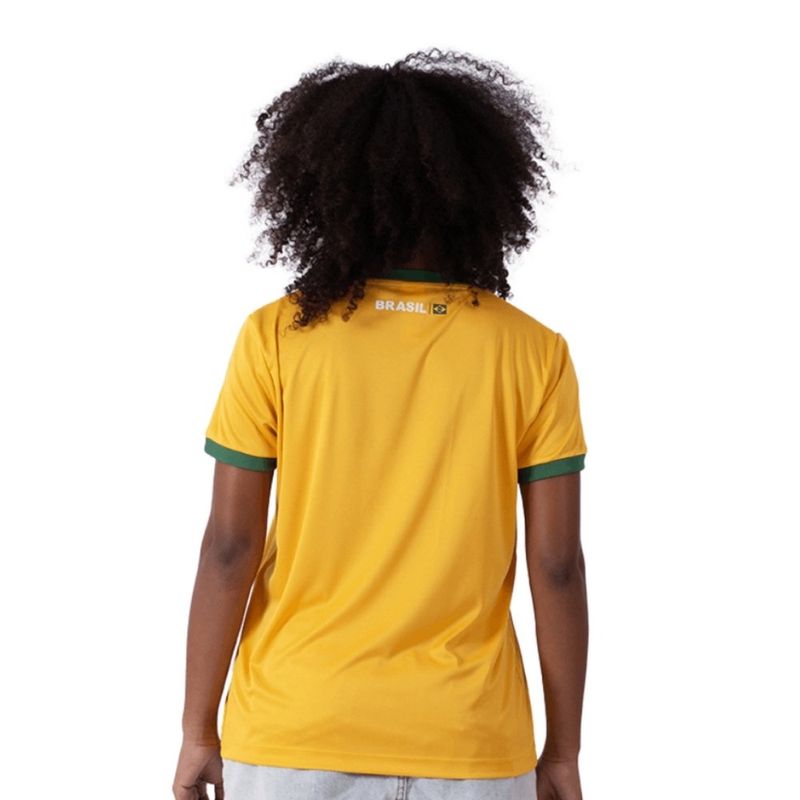 camiseta feminina brasil g braziline ipê amarelo (mp)