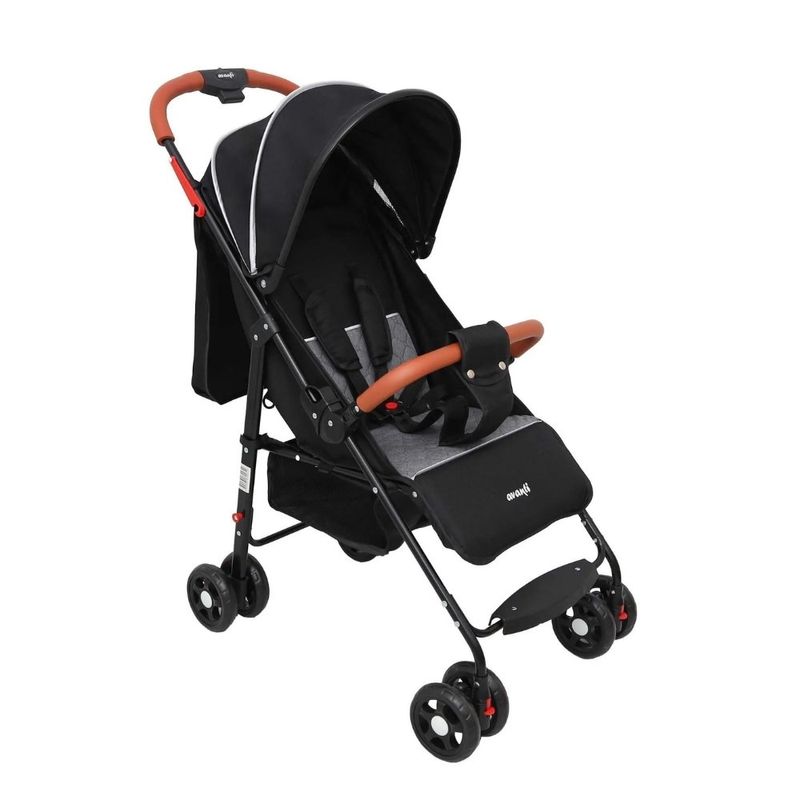 carrinho de bebê avanti garden até 15kg preto pppadcbe010 (mp)