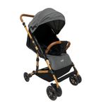 carrinho de bebê avanti viena até 15kg cinza dourado pppadcbe038 (mp)