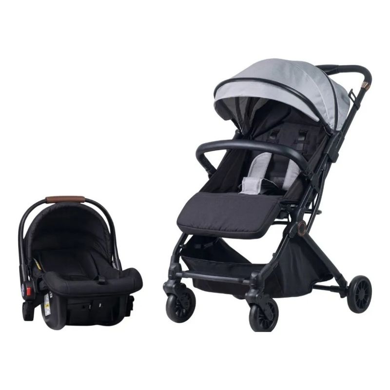 carrinho com bebê conforto avanti din travel system preto ppadcbe030 (mp)