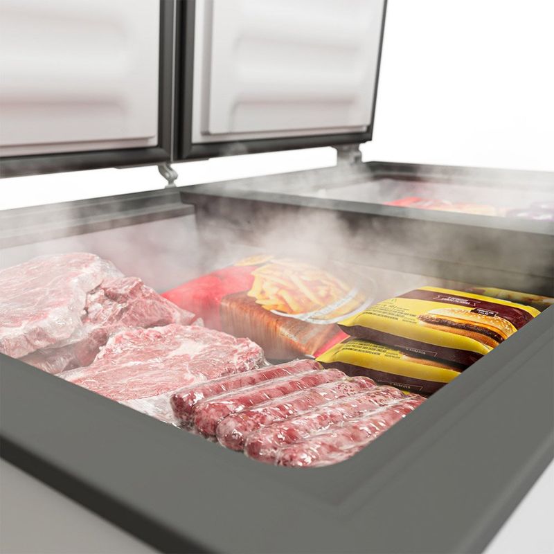 freezer consul horizontal 414 litros 127v branco chb42mbana