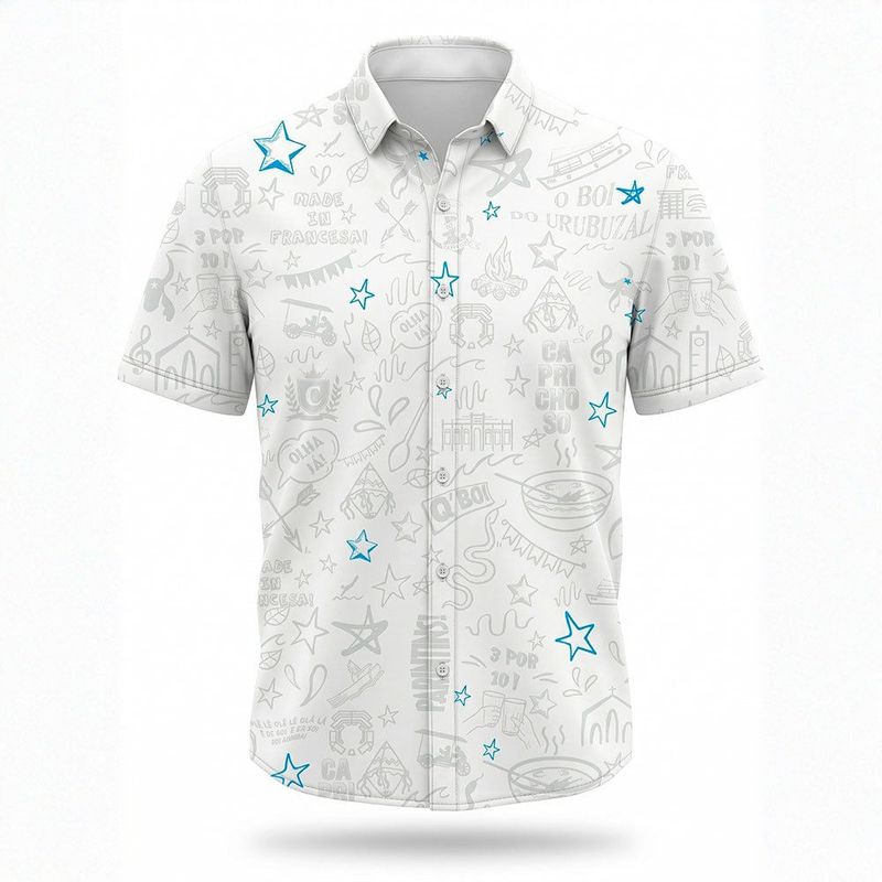camisa botão 2026 q'boi caprichoso branco p (mp)