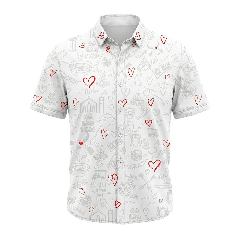 camisa botão q'boi 2026 garantido branco g (mp)