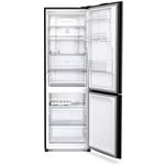 geladeira panasonic frost free 407 litros black glass inverter a preto nr-bb41gv2ba