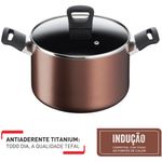caçarola tefal day by day bronze 22cm