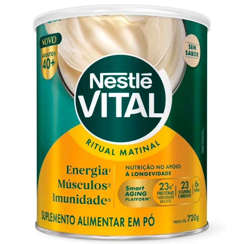 suplemento alimentar nestle vital ritual matinal 720g
