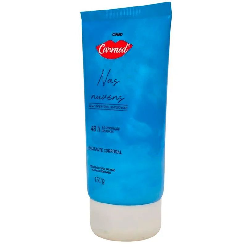 hidratante corporal carmed nas nuvens 150g cimed