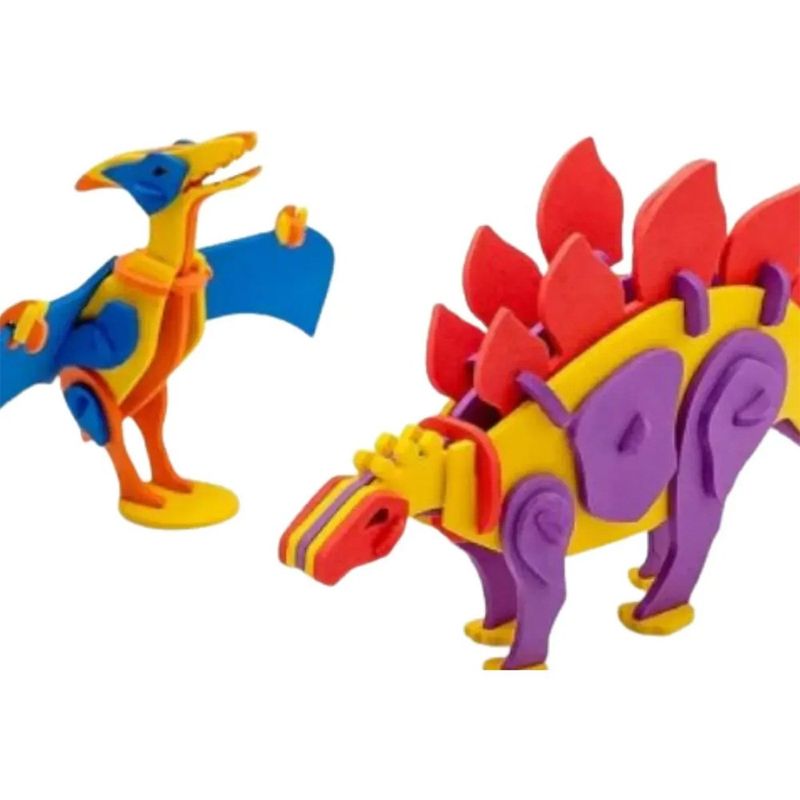 quebra-cabeça 3d leo&leo de eva 56 peças (mp)