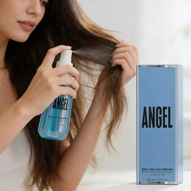 perfume árabe para corpo e cabelo afeer angel 200ml (mp)