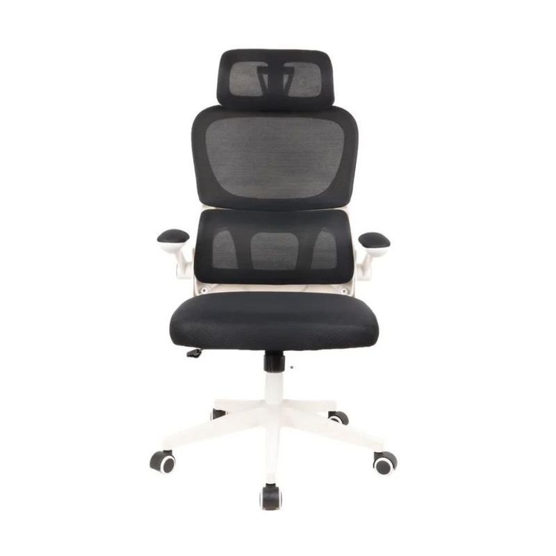 cadeira para escritório maxprint office arantes preto branco 111000004 (mp)
