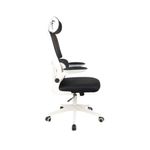 cadeira para escritório maxprint office arantes preto branco 111000004 (mp)