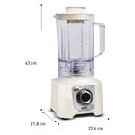 liquidificador arno power max 2200w marfim ln64
