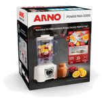 liquidificador arno power max 2200w marfim ln64