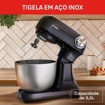 batedeira planetária arno bake easy 127v preto km10