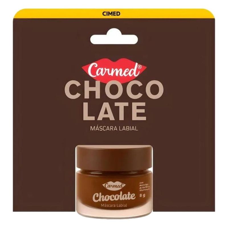 máscara labial carmed chocolate 8g cimed